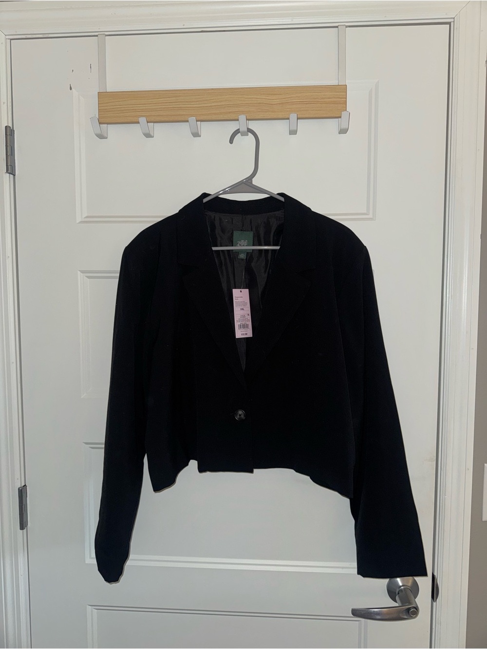 wild fable Black Cropped Blazer Jacket
